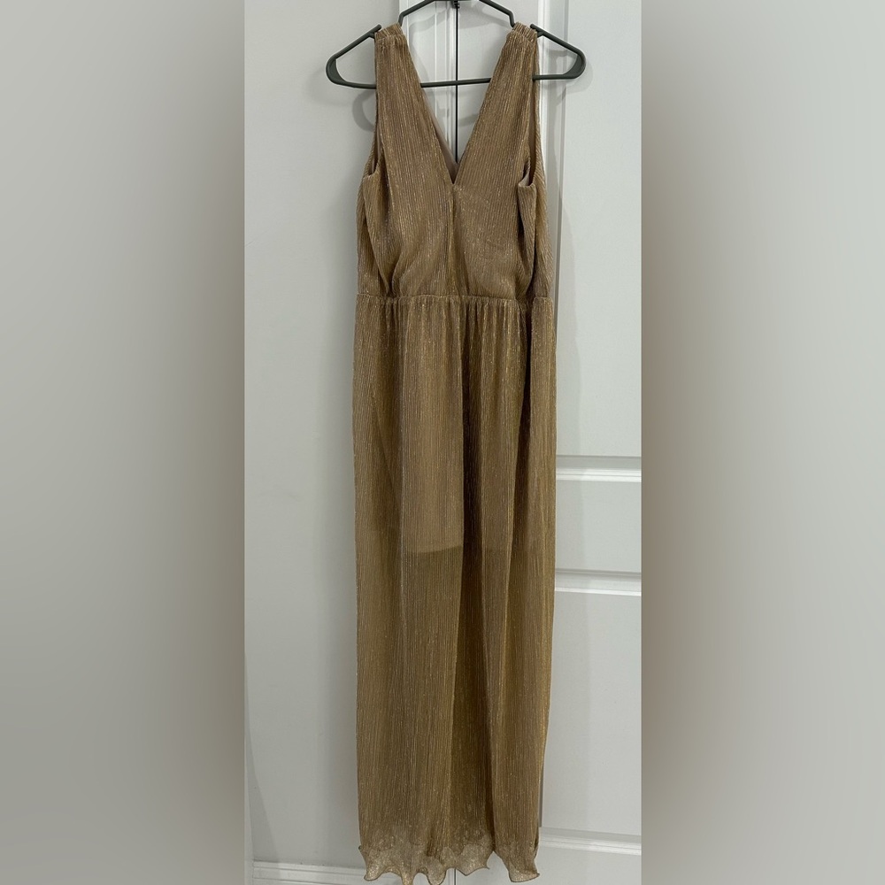 Gold shimmer maxi